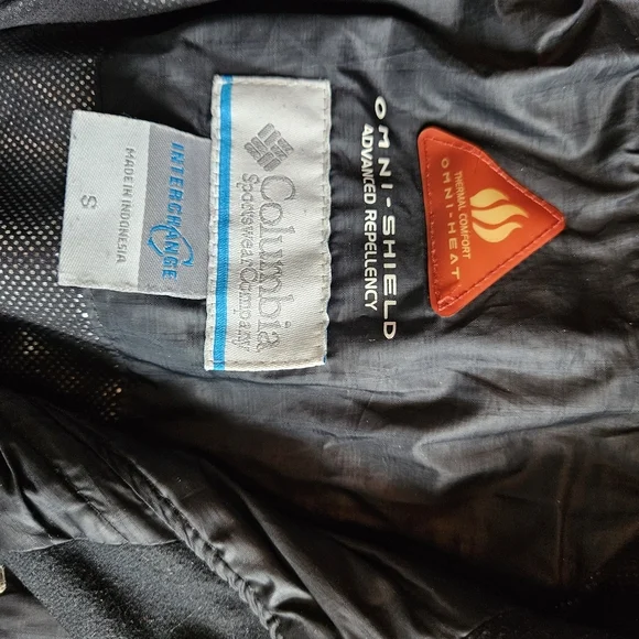 Columbia Whirlibird Omni Heat 3 In 1 Jacket Women's Small Green Interchange Ski - Picture 9 of 12